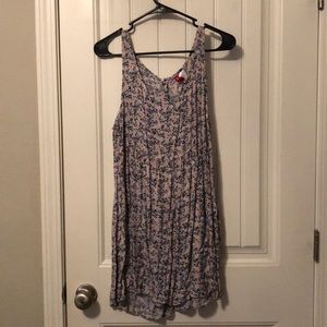 Blue and pink sun dress